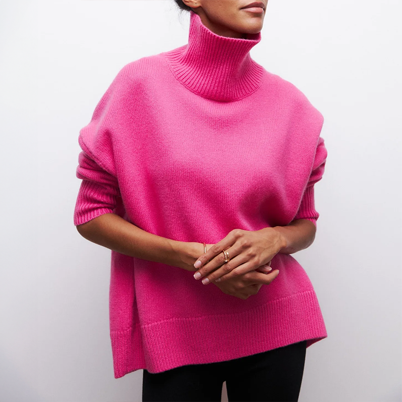 Patricia™ | Suéter de punto con cuello alto
